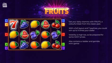 Jogar Fruits Xl Holle Games Com Dinheiro Real
