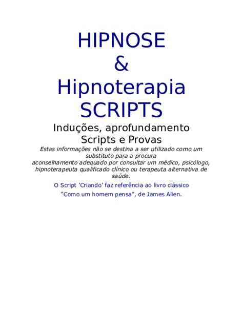 Jogo Livre Da Hipnose Scripts