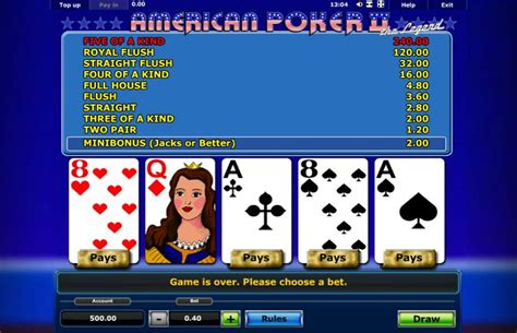 Jogos Online Gratis American Poker 2