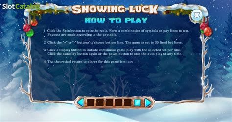Jogue Snowing Luck Christmas Edition Online