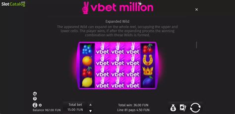 Jogue Vbet Million Online