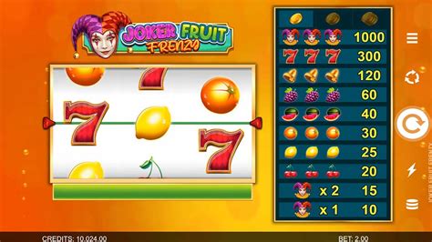 Joker Fruit Frenzy Betfair