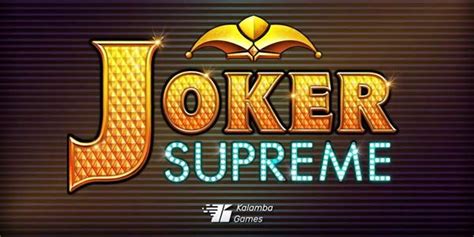 Joker Supreme Pokerstars