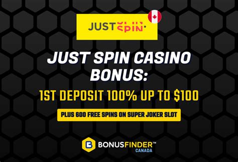 Justspin Casino Bonus