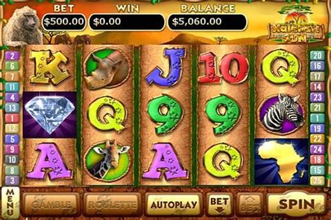 Kalahari Sol Slots De Download Gratis