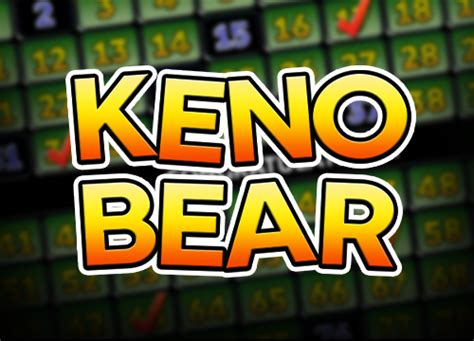 Keno Bear Novibet