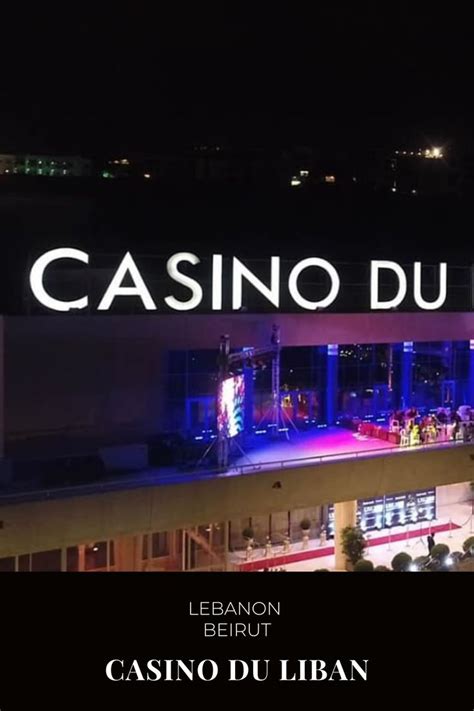 La Gamarra Casino Du Liban Menu