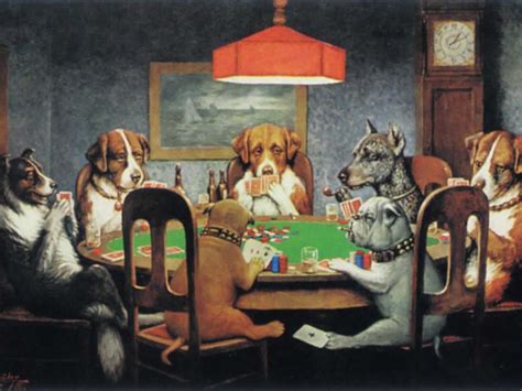 La Historia De La Pintura De Los Perros Jugando Poker