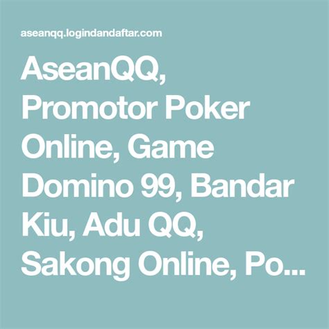 Link Alternatif Poker Kiu Kiu