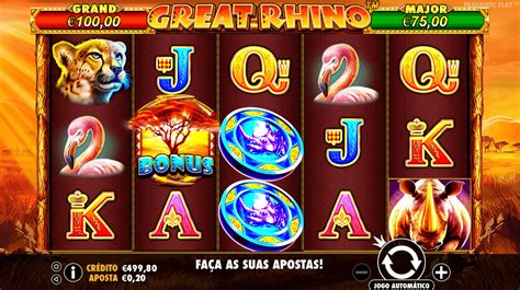 Livre Rinoceronte Branco Slots