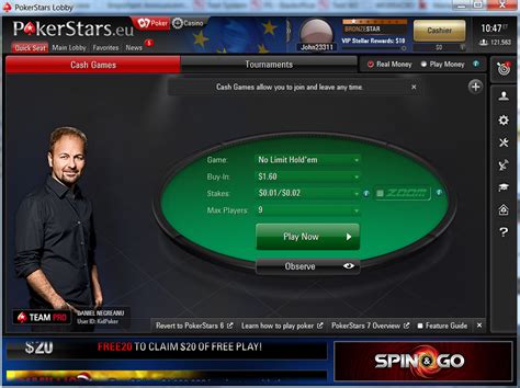 Lobby Pokerstars Login