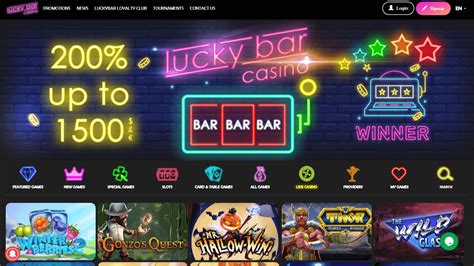 Lucky Bar Casino Login
