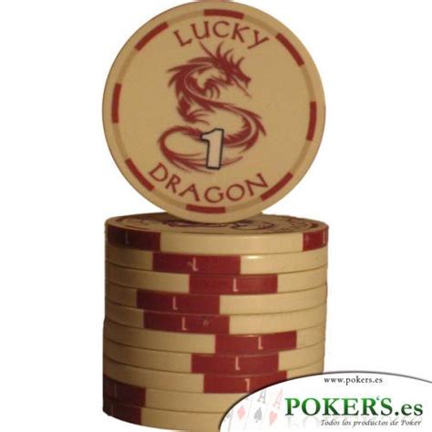 Lucky Dragon Ceramica Fichas De Poker