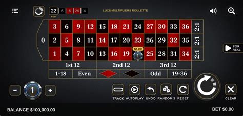 Luxe Roulette Multipliers Bwin