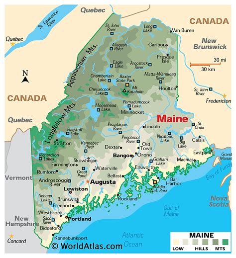 Maine De Casino Mapa