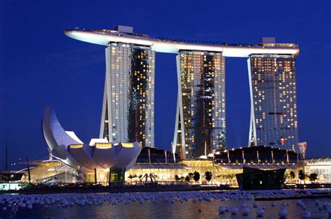 Marina Bay Casino Singapura Piscina