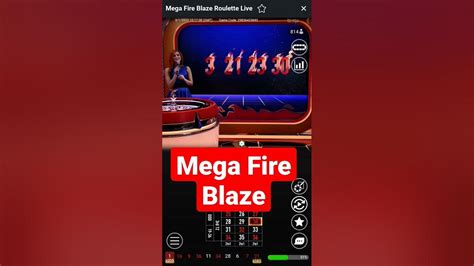 Mega Fire Blaze Roulette Betano