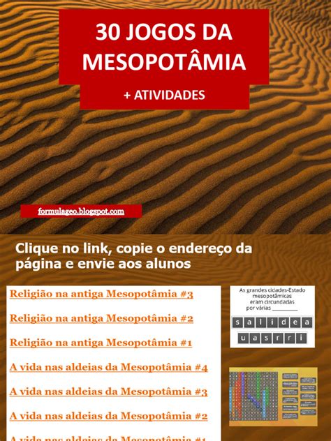 Mesopotamia Jogo Historico