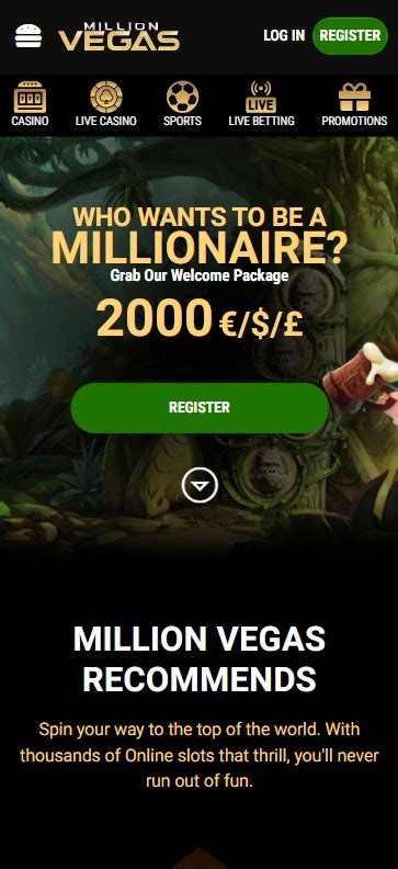 Millionvegas Casino Mobile