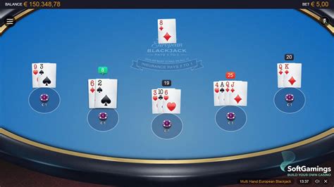 Multihand Classic Blackjack Betano