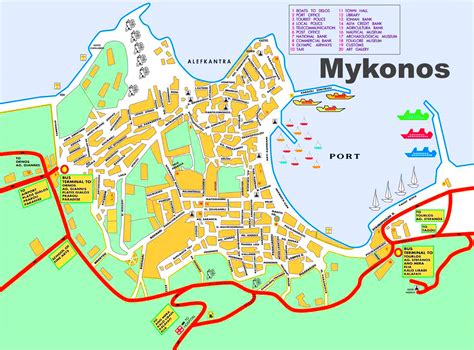 Mykonos Casino Mapa