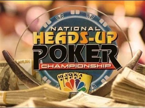 National Heads Up Poker Championship Premio Em Dinheiro