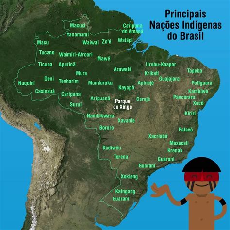 Nos Cassinos Indigenas Mapa