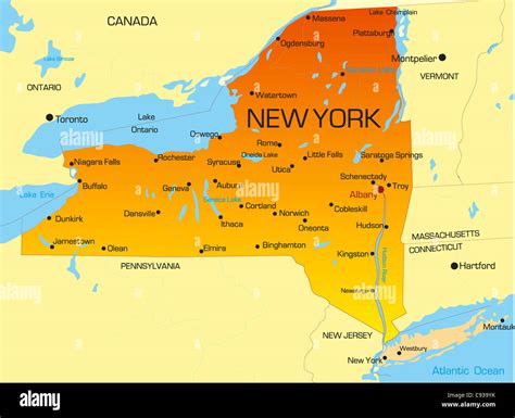 O Estado De Nova York Casinos Mapa