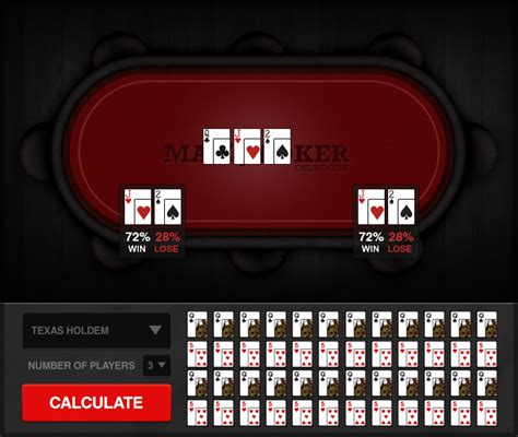 O Party Poker Odds Calculator Mac