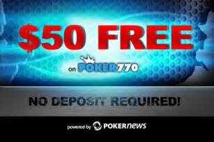 O Poker770 Nenhum Bonus Do Deposito
