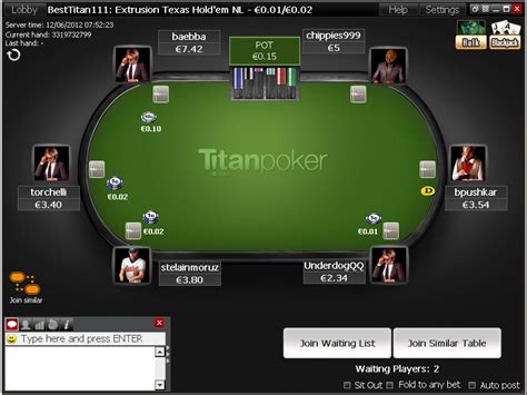 O Titan Poker Apelido
