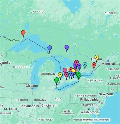Ontario Canada Casinos Mapa
