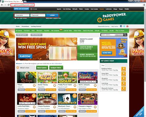 Paddy Power Casino Login