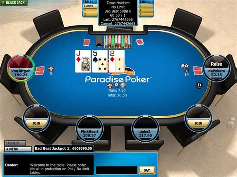 Paradise Poker 3d Betfair
