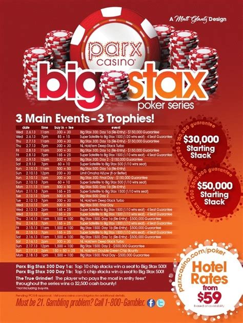 Parx De Poker Grande Stax 2024