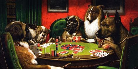 Perros Jugando Al Poker Original