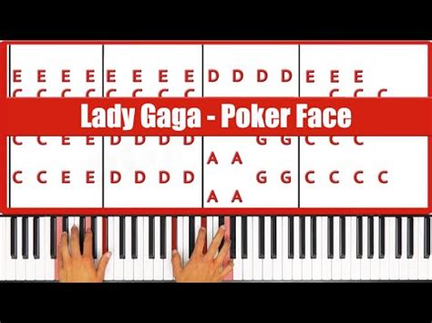 Piano Tutorial De Poker Face