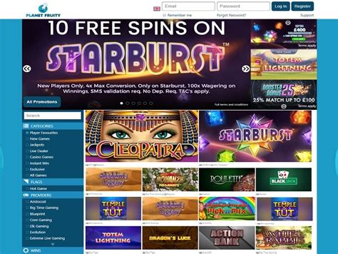 Planet Fruity Casino Online