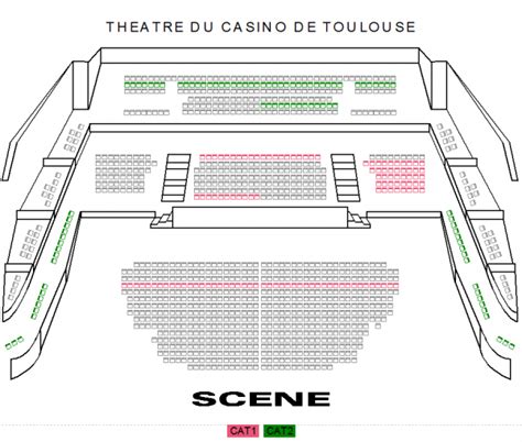 Plano De La Salle De Espetaculo Casino Barriere Toulouse