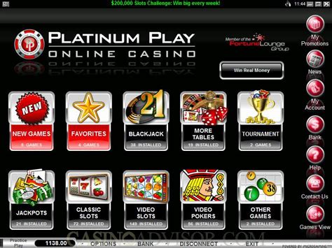 Platinum Play Online Casino Online