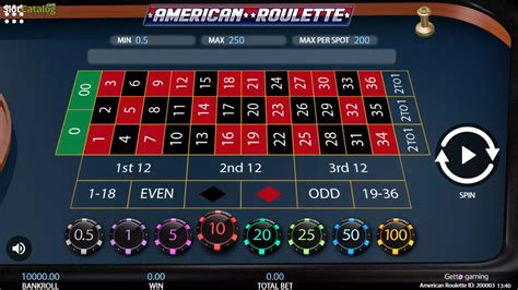 Play American Roulette Getta Gaming Slot