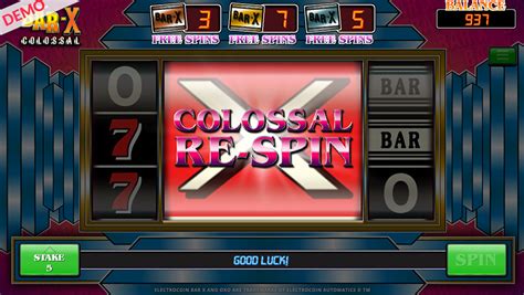 Play Bar X Colossal Slot