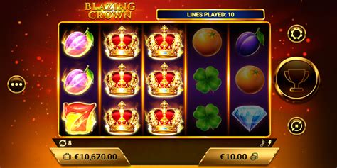 Play Blazing Crown Slot