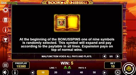 Play Book Of Nibiru Slot