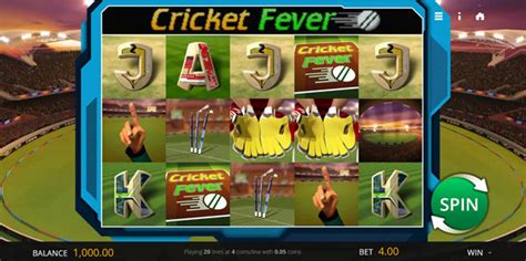 Play Cricket Fever Slot