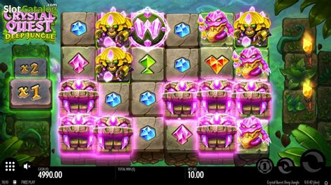 Play Crystal Quest Deep Jungle Slot