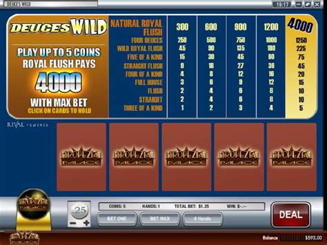 Play Deuces Wild Rival Slot