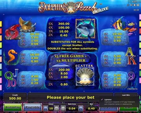 Play Dolphins Pearl Deluxe 10 Slot