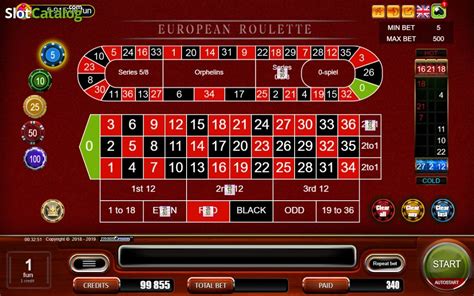 Play European Roulette Belatra Games Slot