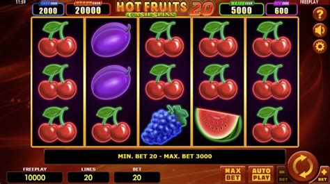 Play Hot Fruits 20 Cash Spins Slot
